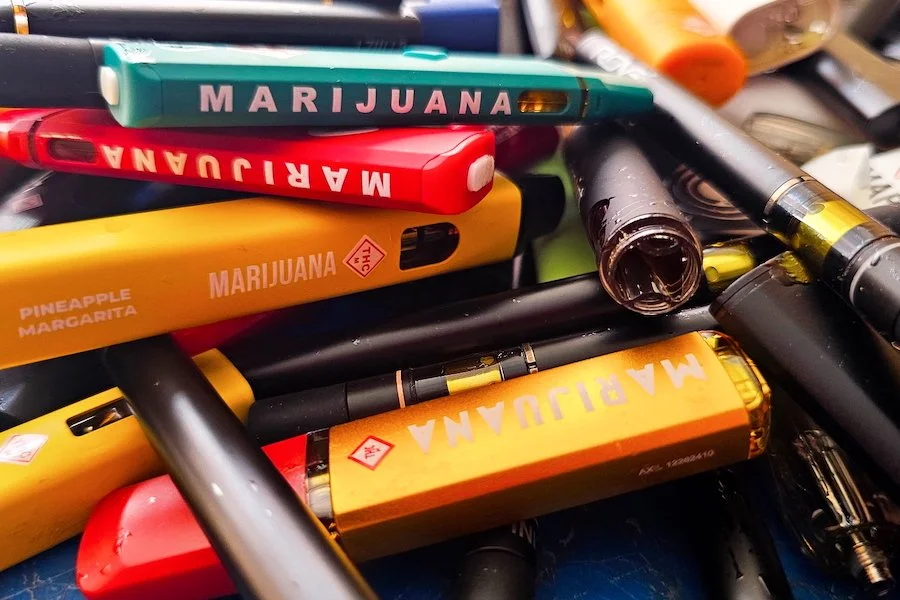 Kiosks at Current Cannabis, The Heights Cannabis, and Swade