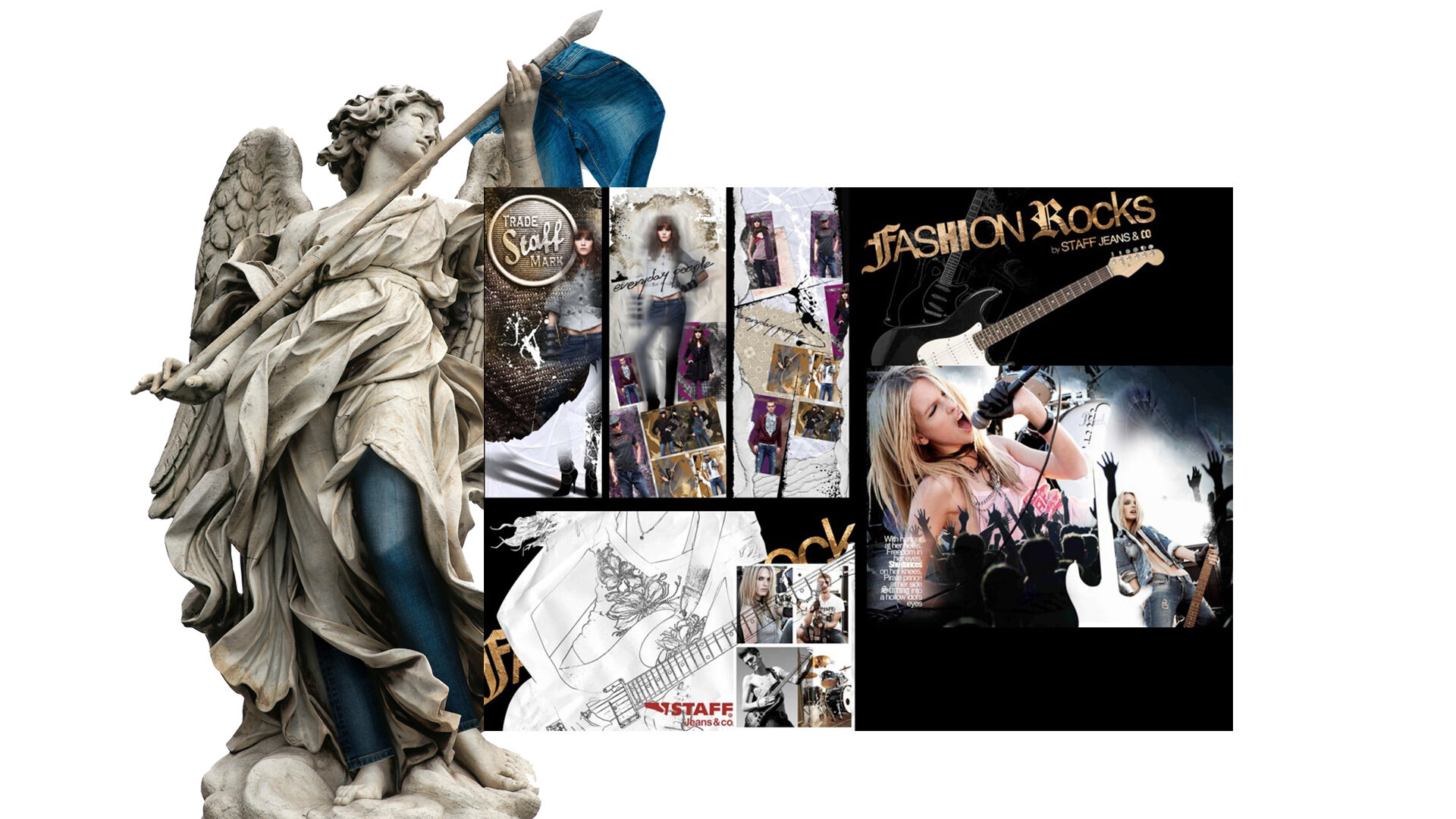 STAFF ROCKS photo campaign graphics