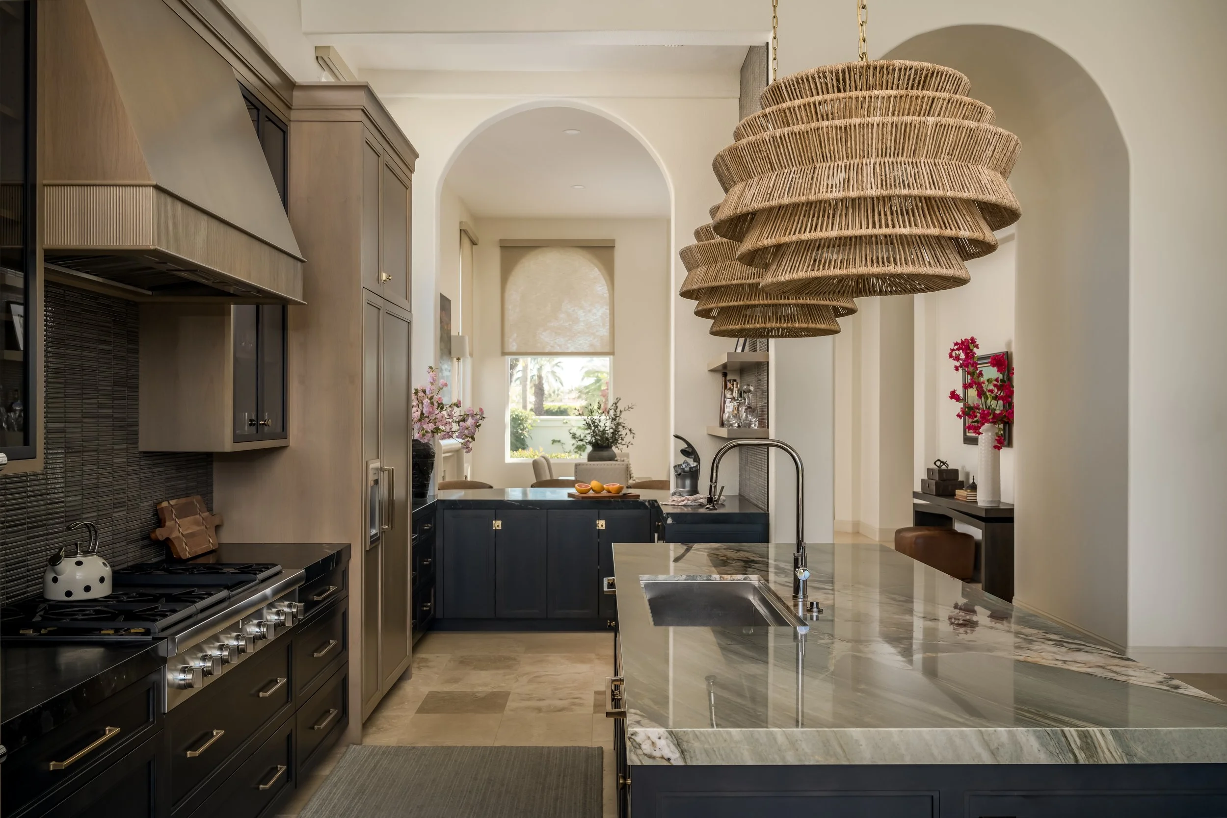 La Quinta Residence Kitchen, Arches, Pendants.jpg