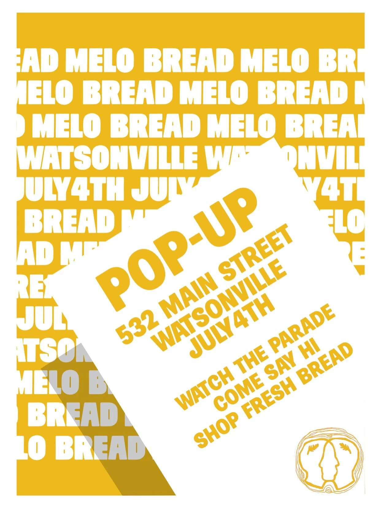 poppin&rsquo; up for a little taste of things to come. 
swing by say hi. 
this Friday, July 4 at 532 main st. Watsonville &lt;&lt;10AM-ish&gt;&gt;