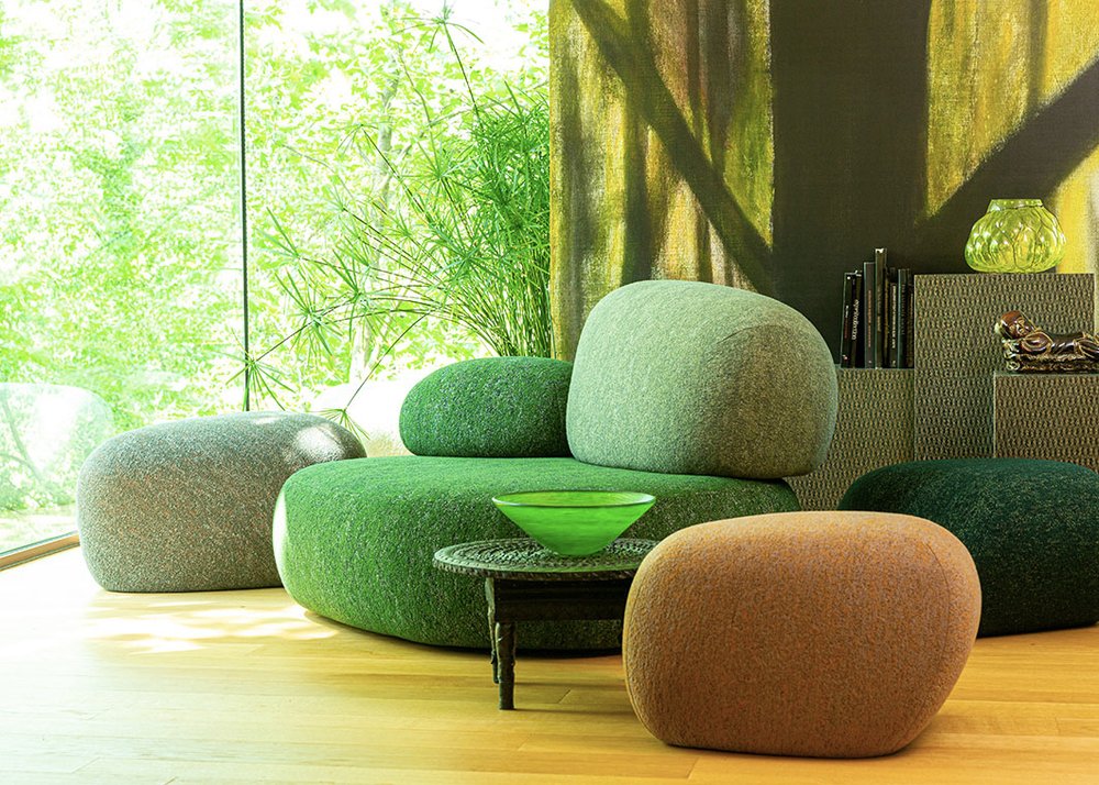 Pebble Rubble Modular Sofa by Front Design for Moroso