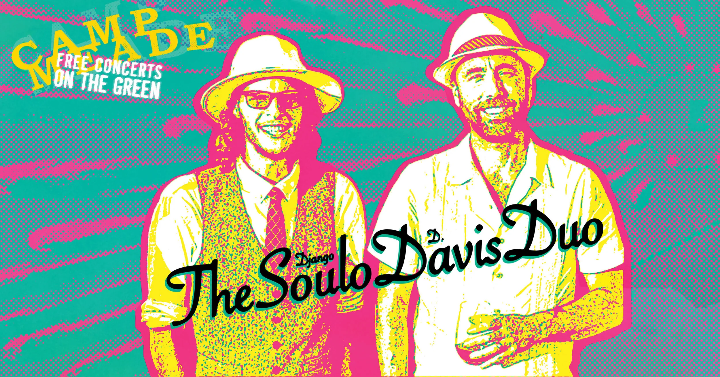 Friday Free concert on the green with: The Soulo Davis Duo