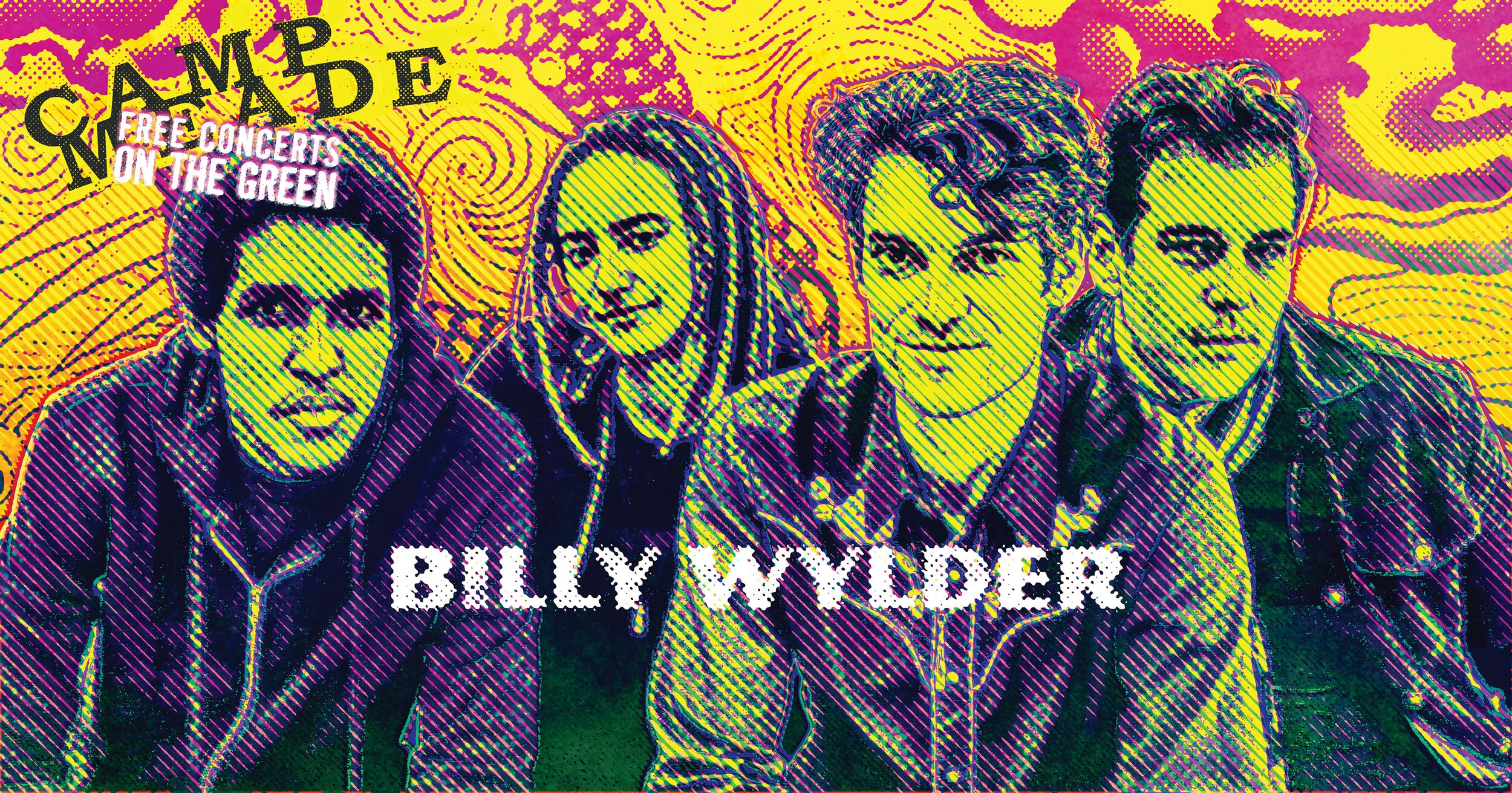 SUNDAY Free concert on the green with: Billy Wylder