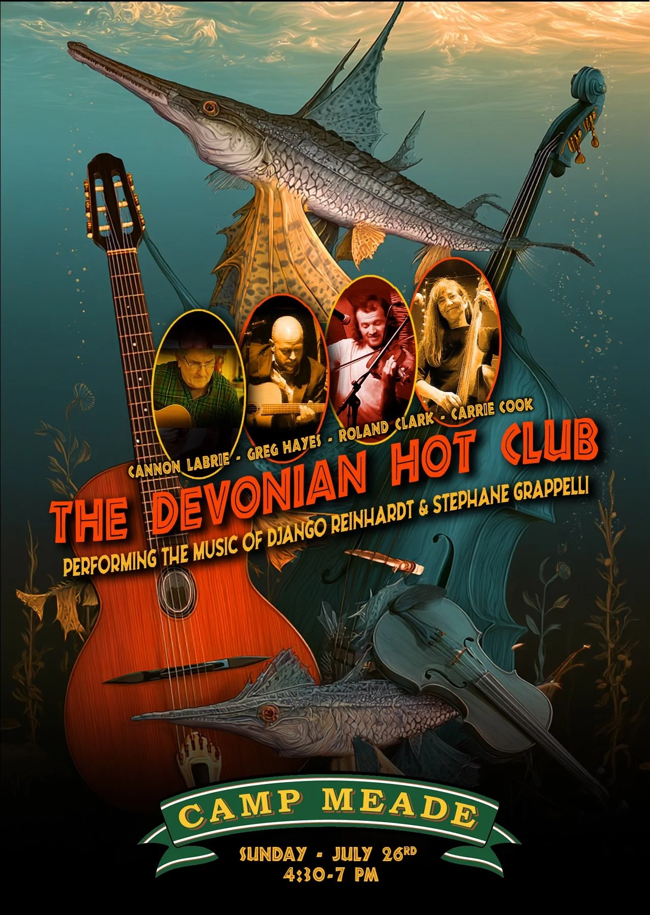 Concerts on the Green - The Devonian Hot Club