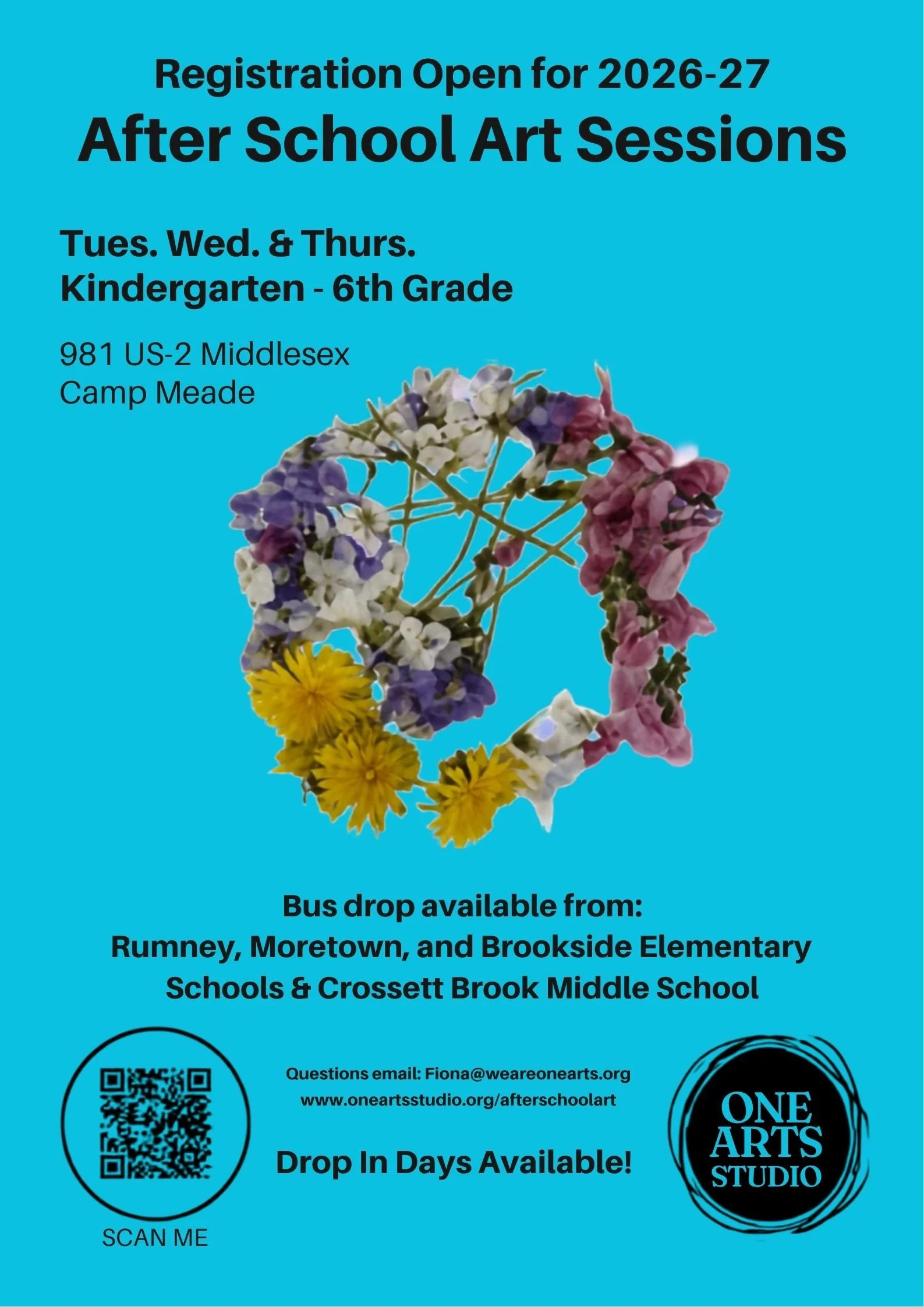 After School Art Sessions: K-6th Grade