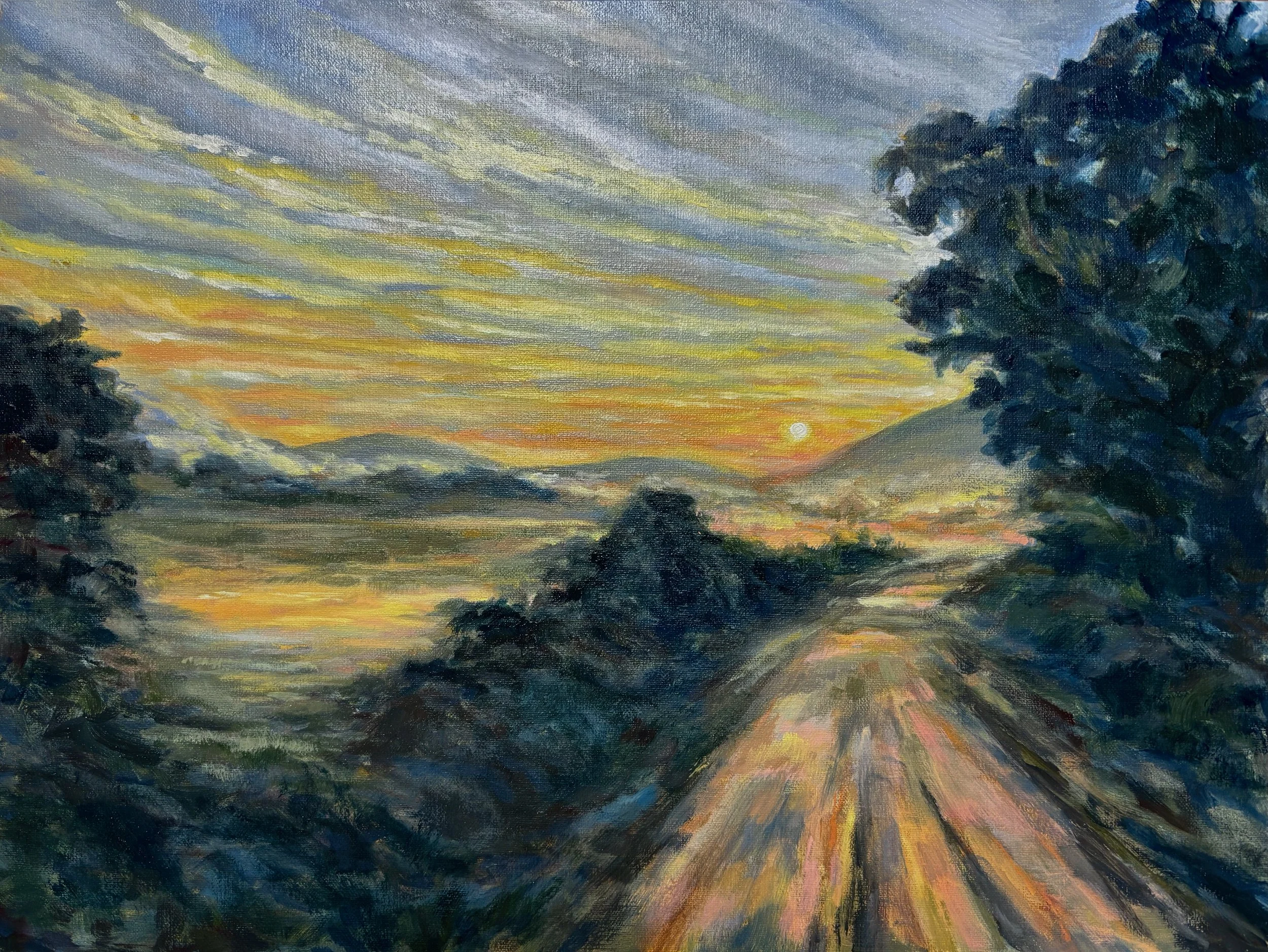 Oil Painting Autumn Landscape - Class