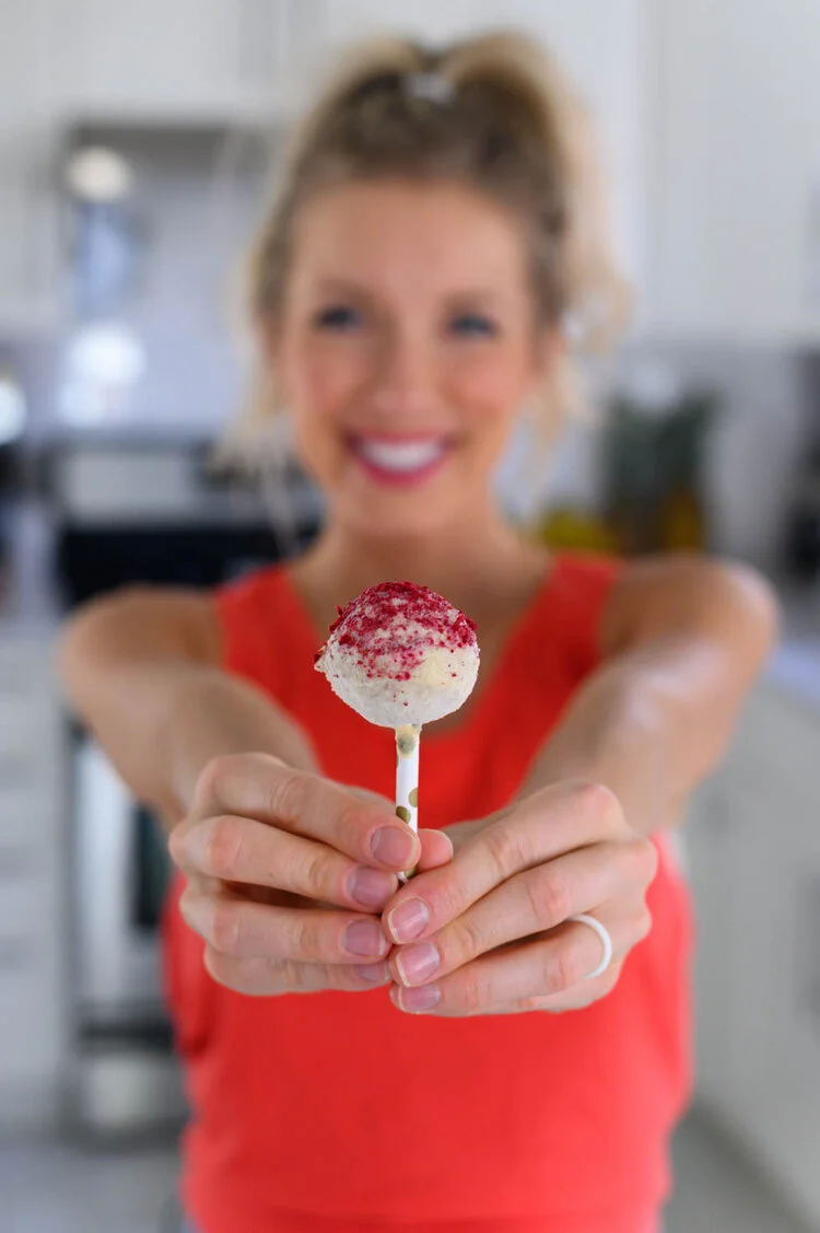 Valentine’s No-Bake Brownie &amp; Birthday Cake Pops | Gluten-Free Vegan