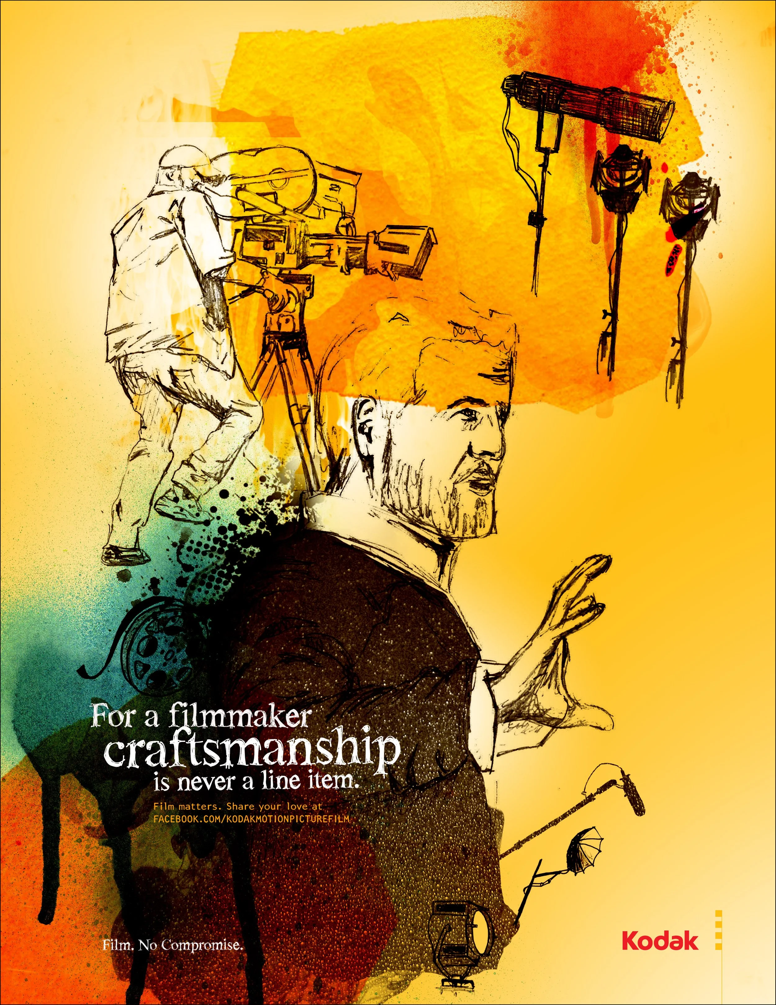 Kodak Entertainment Imaging campaign - test piece