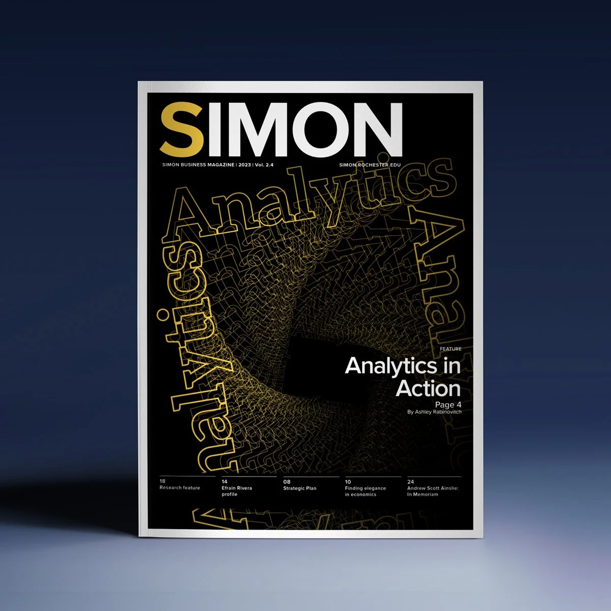Simon School UoR Alumni magazine cover