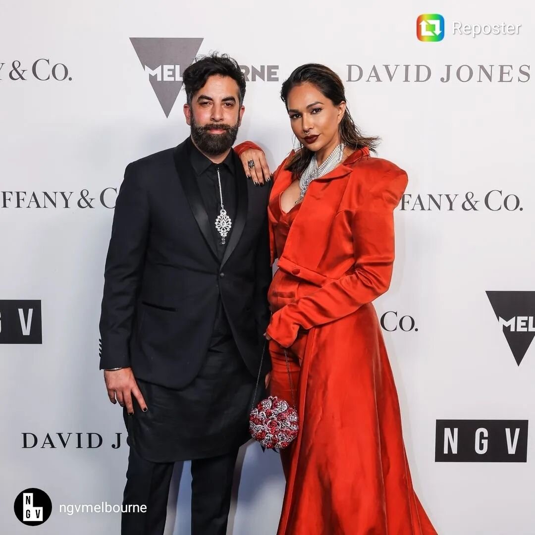 Lovely to see the stunning Sharon Johal and Ankur Dogra at the NGV Gala last week. 😍 

Reposted from @ngvmelbourne
@SharonJohal is 🔥 with #AnkurDogra #NGVGala

Photography: Lucas Dawson Photography.

#indianmelbourne #indianmelbournemodel #indiansi
