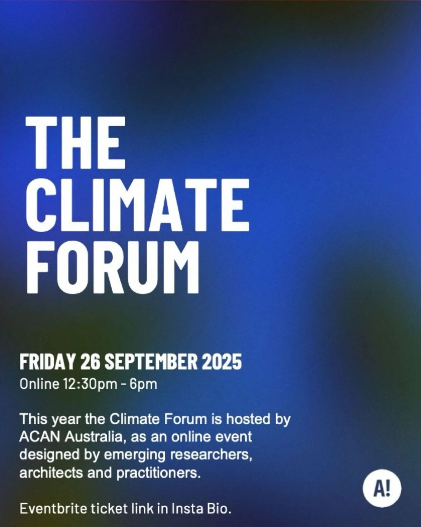 I’m feeling both honoured and excited to join the upcoming Climate Forum 2025 on the 26th of September, hosted by Architects Climate Action Network (ACAN) Australia @acan.australia. I’ll be joining as a panelist alongside an inspiring gro