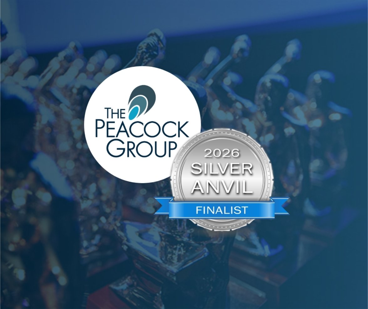 The Peacock Group Named a Finalist for Three National PRSA Silver Anvil Awards