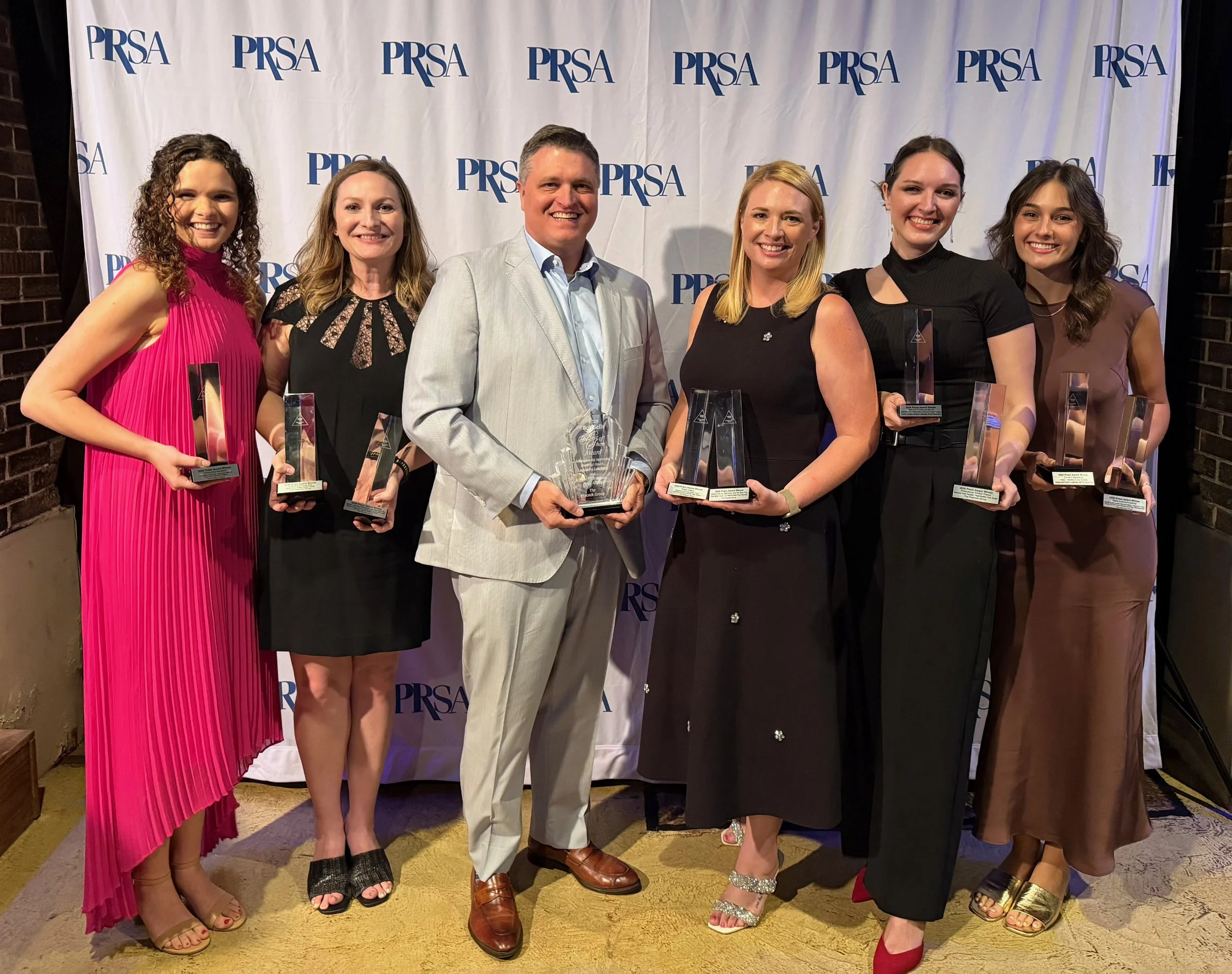 The Peacock Group Wins 10 Arkansas PRSA Prism Awards
