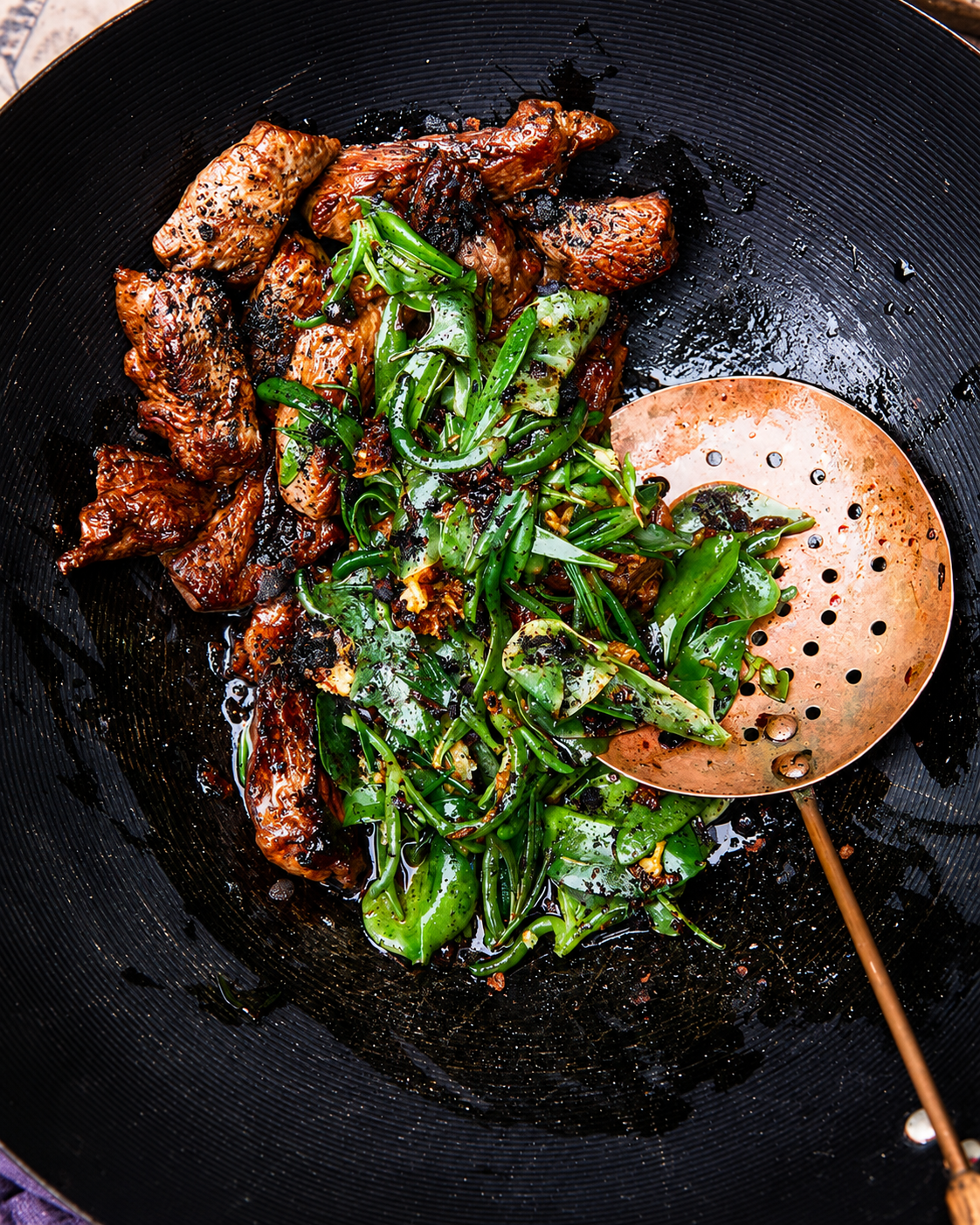 Stir-fried Beef with Native Salt &amp; Pepper