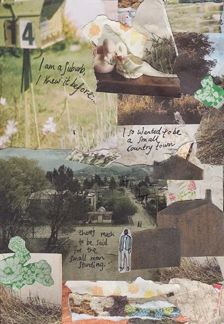 ZINE ART:  For “Telefonica” 
To accompany cd and vinyl copies of 'tales of loss in the stereo field'. 2015