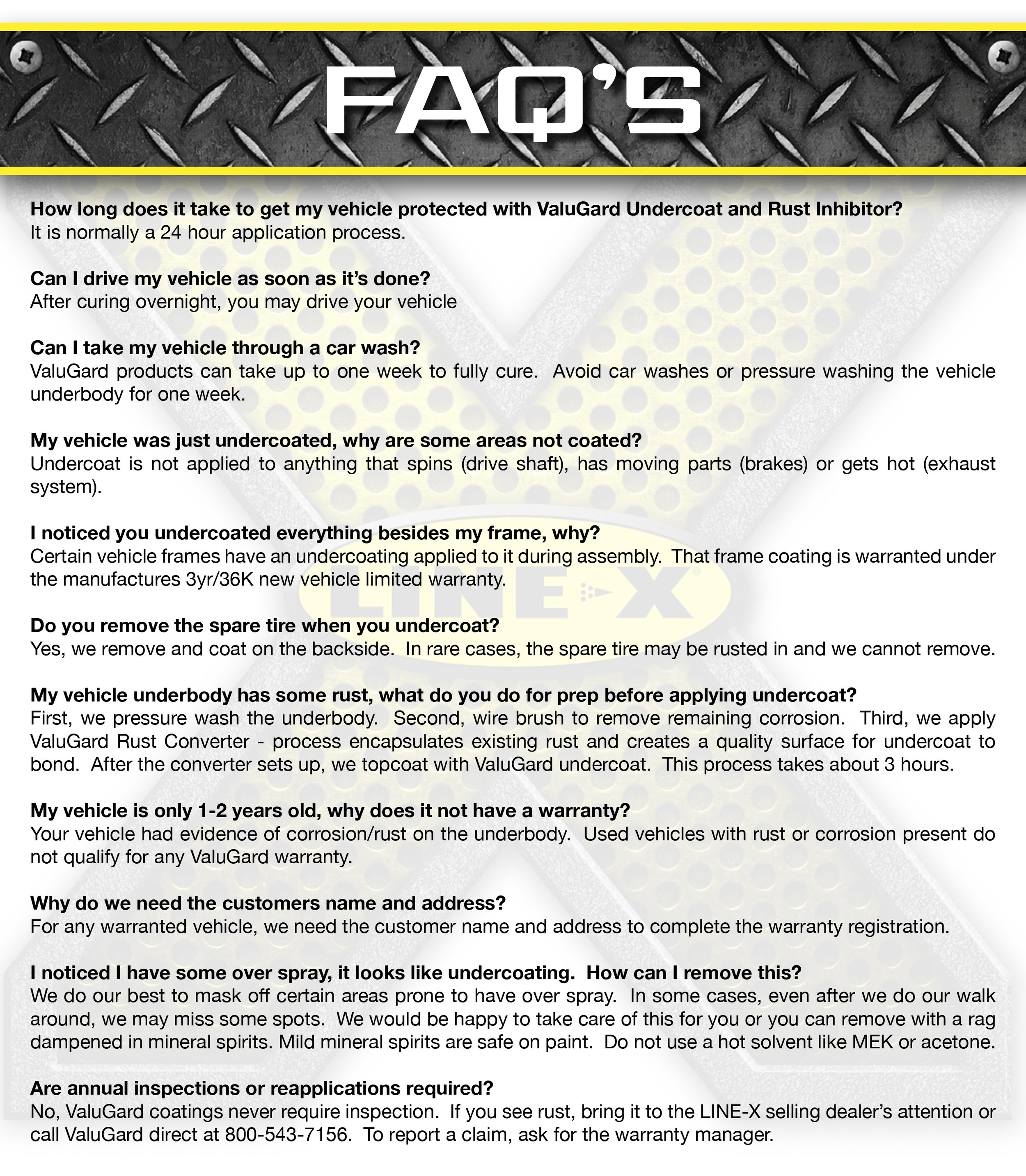 ValuGard Undercoating — Topeka LINEX