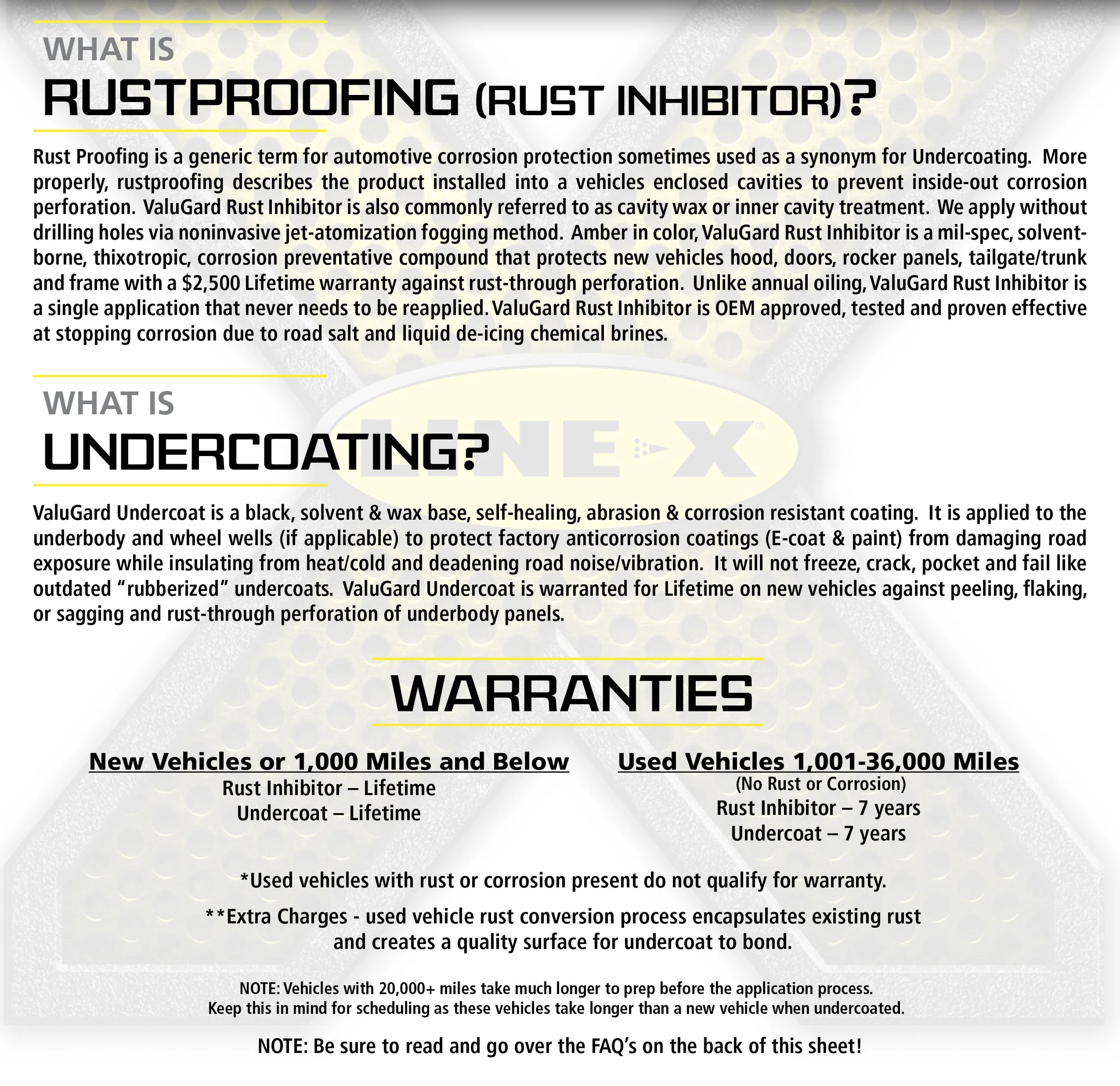 ValuGard Undercoating — Topeka LINEX