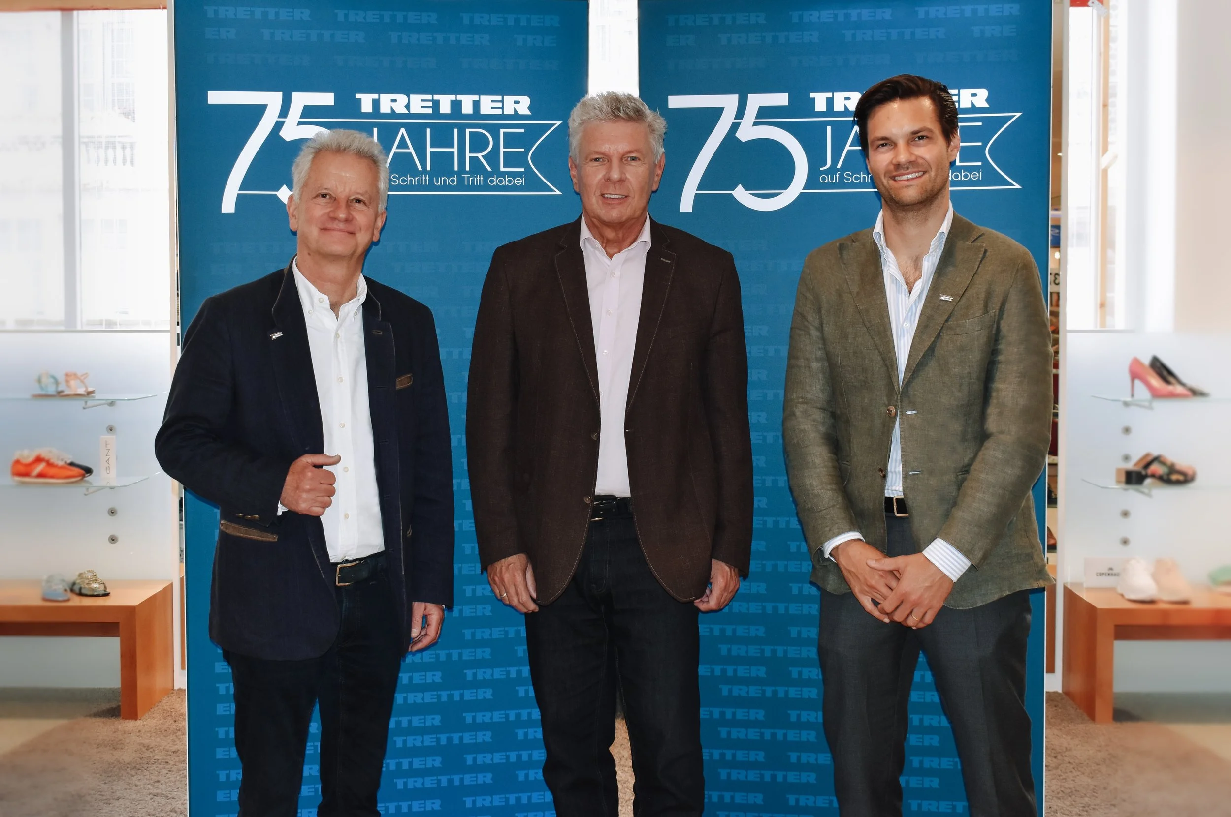 Seit 75 Jahren auf Schritt und Tritt dabei TRETTER Schuhe
