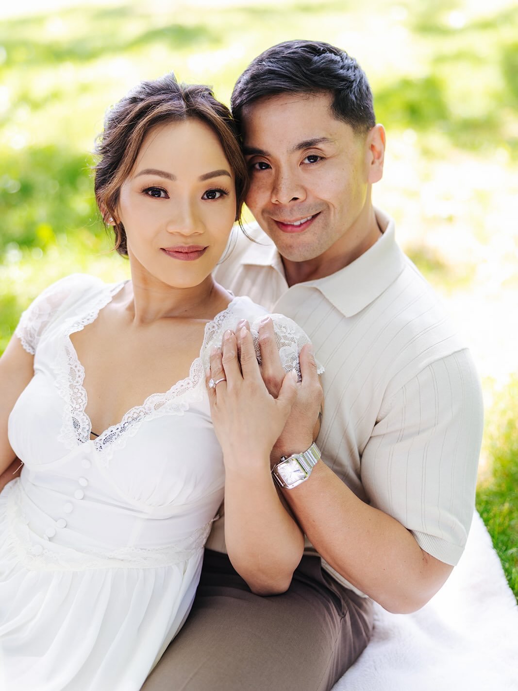The sweet Roselle and Bryan! Thanks for having us, excited to photograph your wedding soon ❤️ #vancouverweddingphotographer #bcweddingphotographer #weddingphotographer #2026bride #2027bride