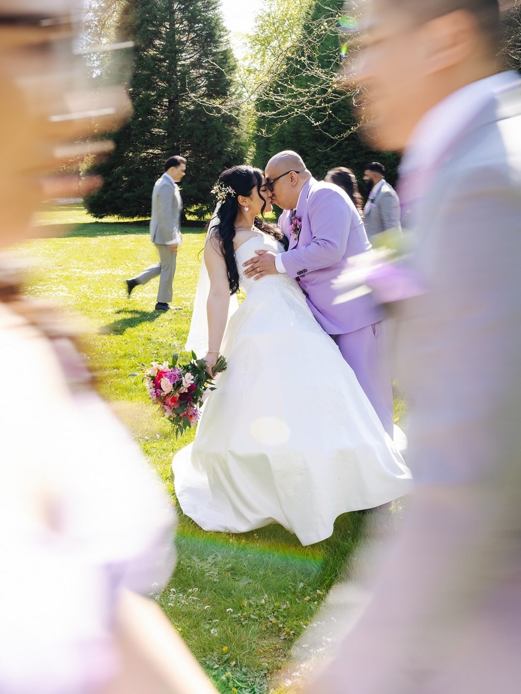 Spring blessings from Nicole and Benjamin&rsquo;s April wedding! 🌸 

Photos and video by @thecapturescollective 
Makeup and hair by @lilianartistry 
Reception venue @redwoodsweddings @redwoodsgolf 

#vancouverweddingphotographer #bcweddingphphotogra