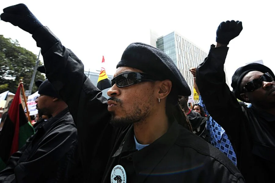 After the ICE Raids, a New “Black Panther” Presence Emerges — and a Fight Over the Name