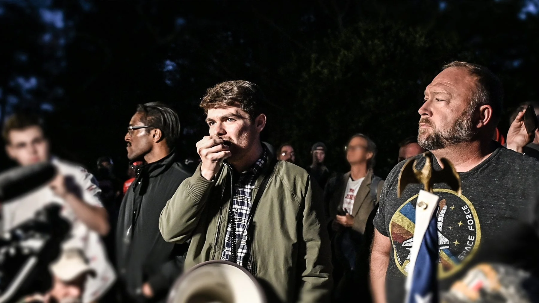 Alex Jones + Nick Fuentes’ emotional break with Trump—and what the polling says about the Iran backlash