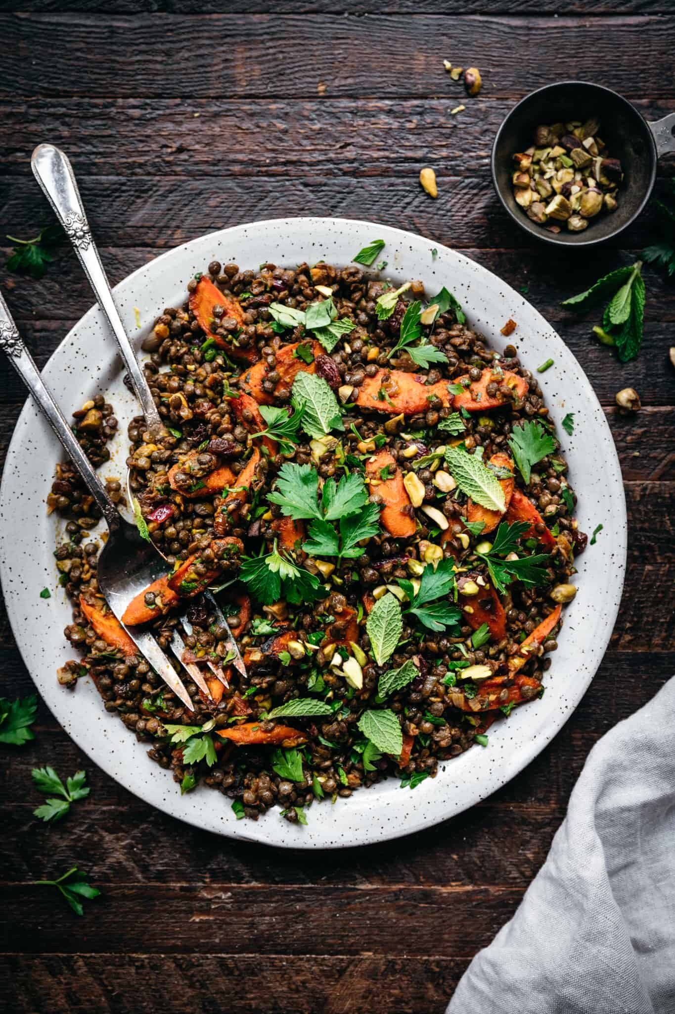 Moroccan Carrot and Lentil Salad