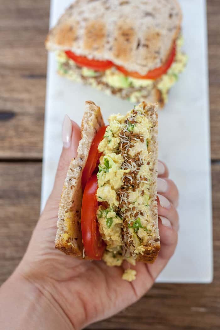 Vegan Egg Salad Sandwich 