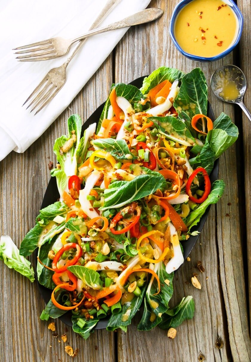 Easy Fresh Bok Choy Salad Recipe