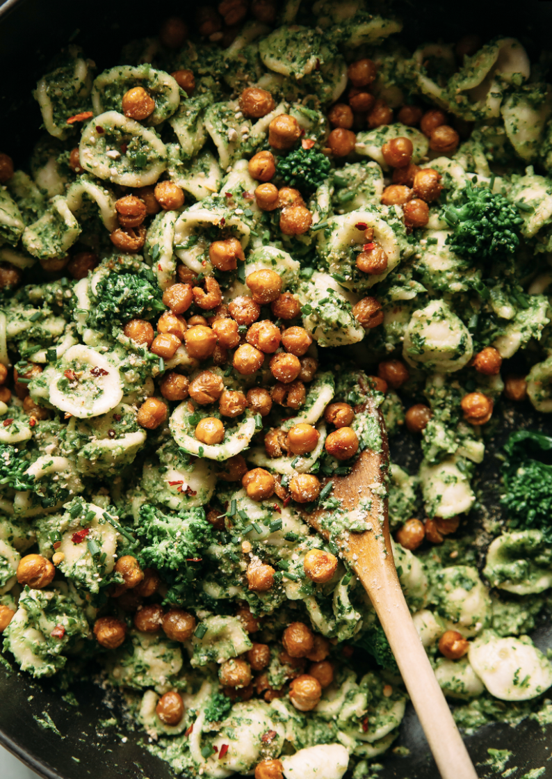 Orecchiette Broccoli Raab Chive Pesto 