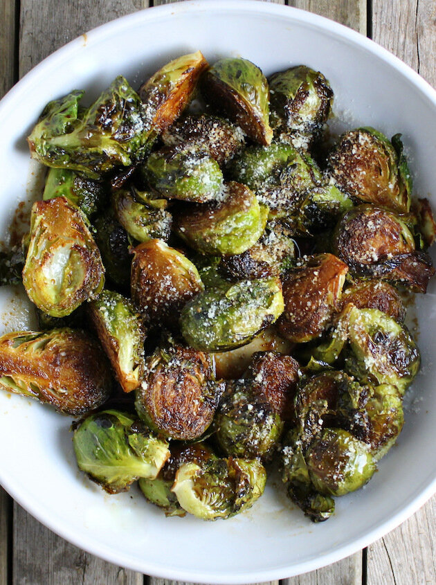Balsamic Glaze Brussel Sprouts