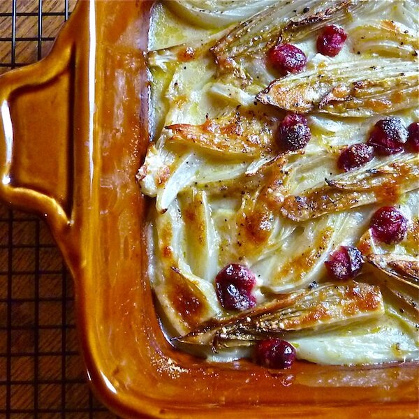 Braised Endive and Fennel Gratin