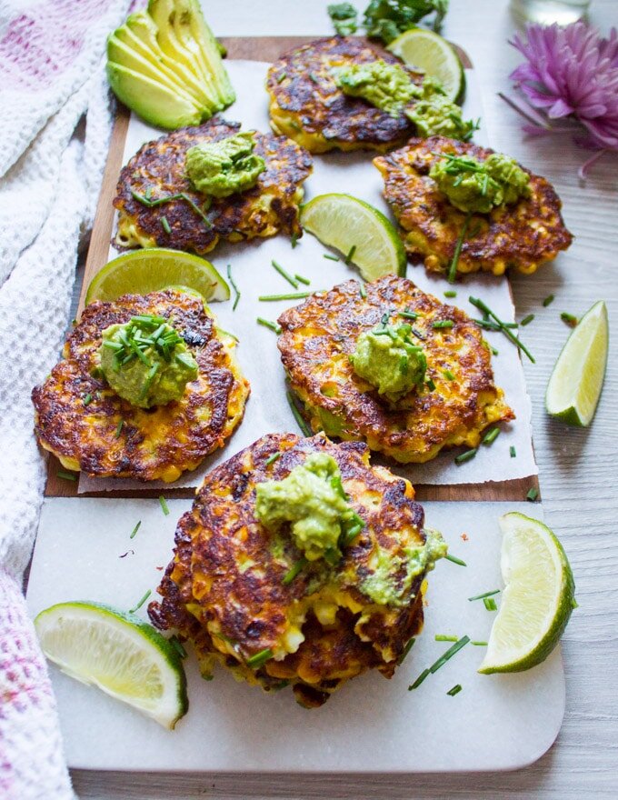 Spicy Corn Fritters