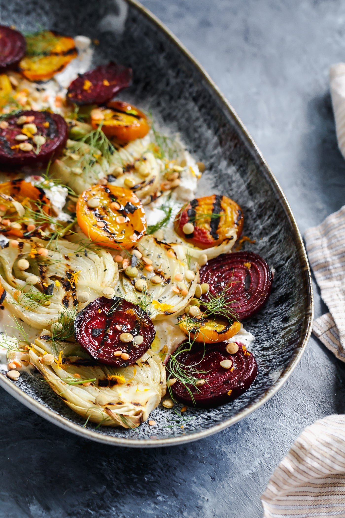 Grilled Beet and Fennel Salad