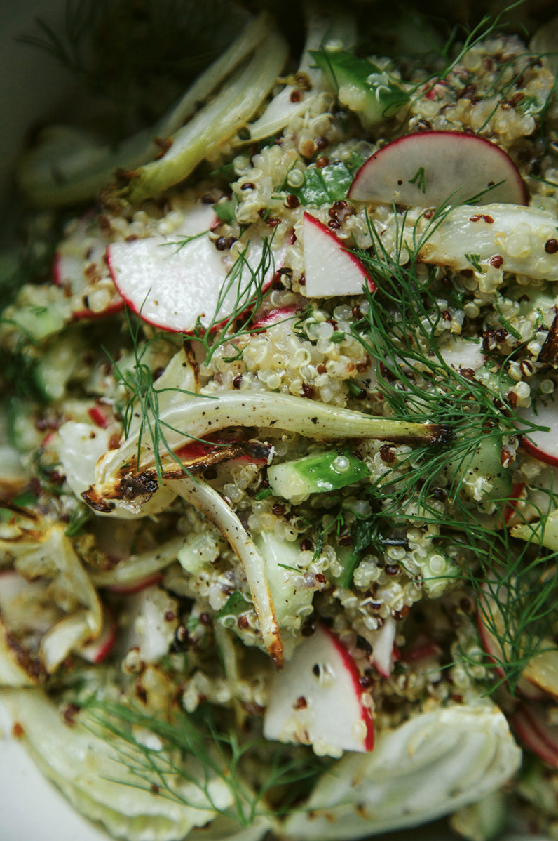 Roasted Fennel and Quinoa Crunch Salad