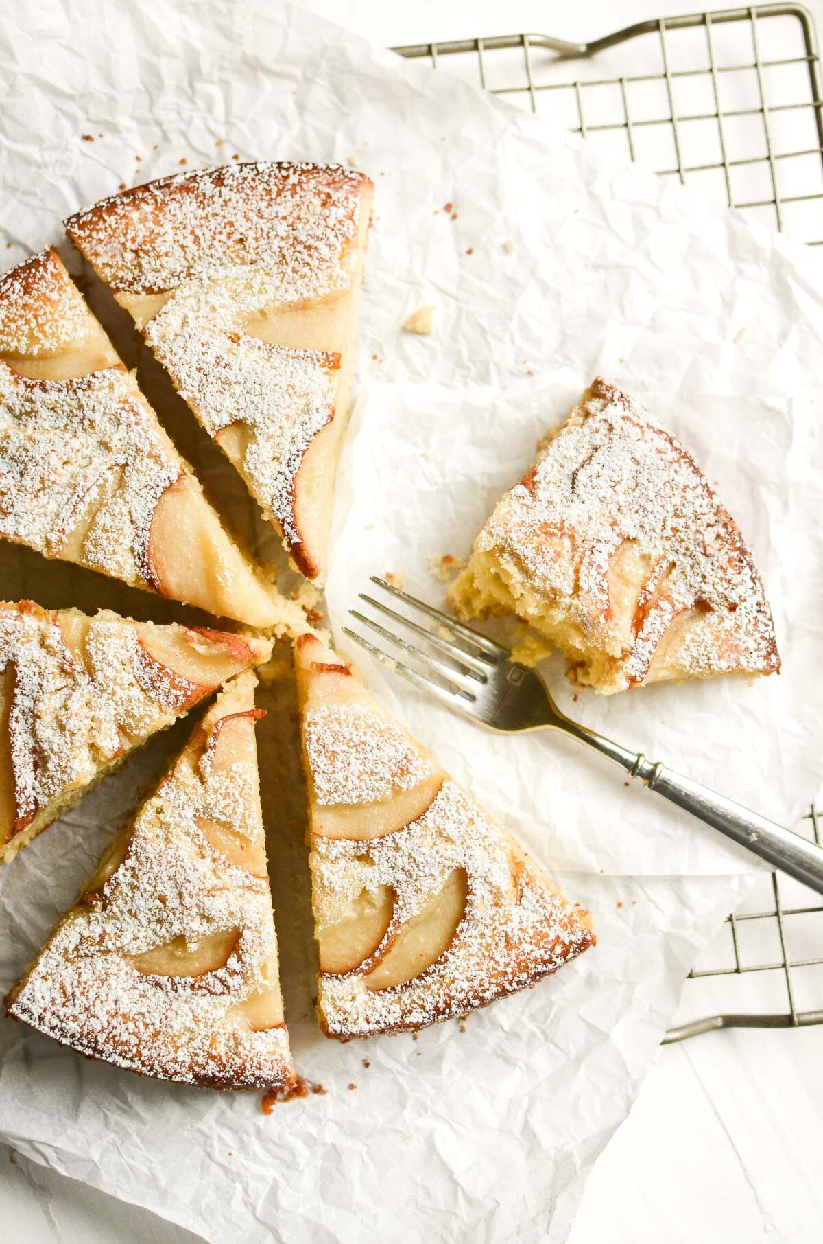 Fresh Ginger and Pear Cake