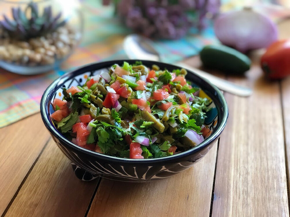 Cactus Salsa or Mexican Nopalitos