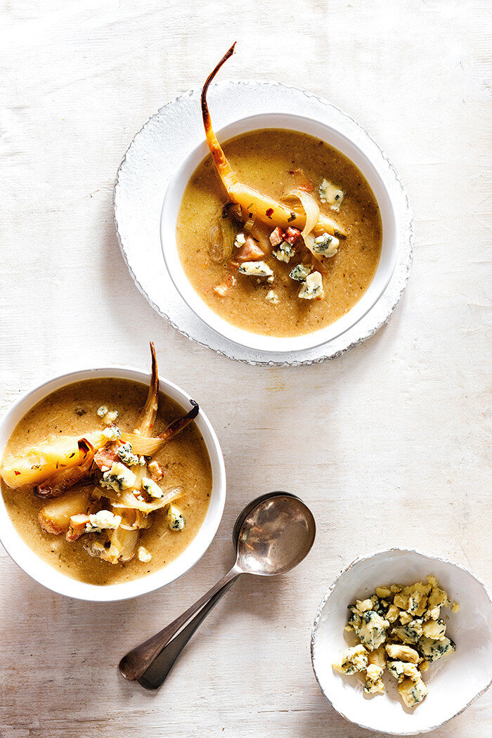 Roasted Parsnip &amp; Pear Soup