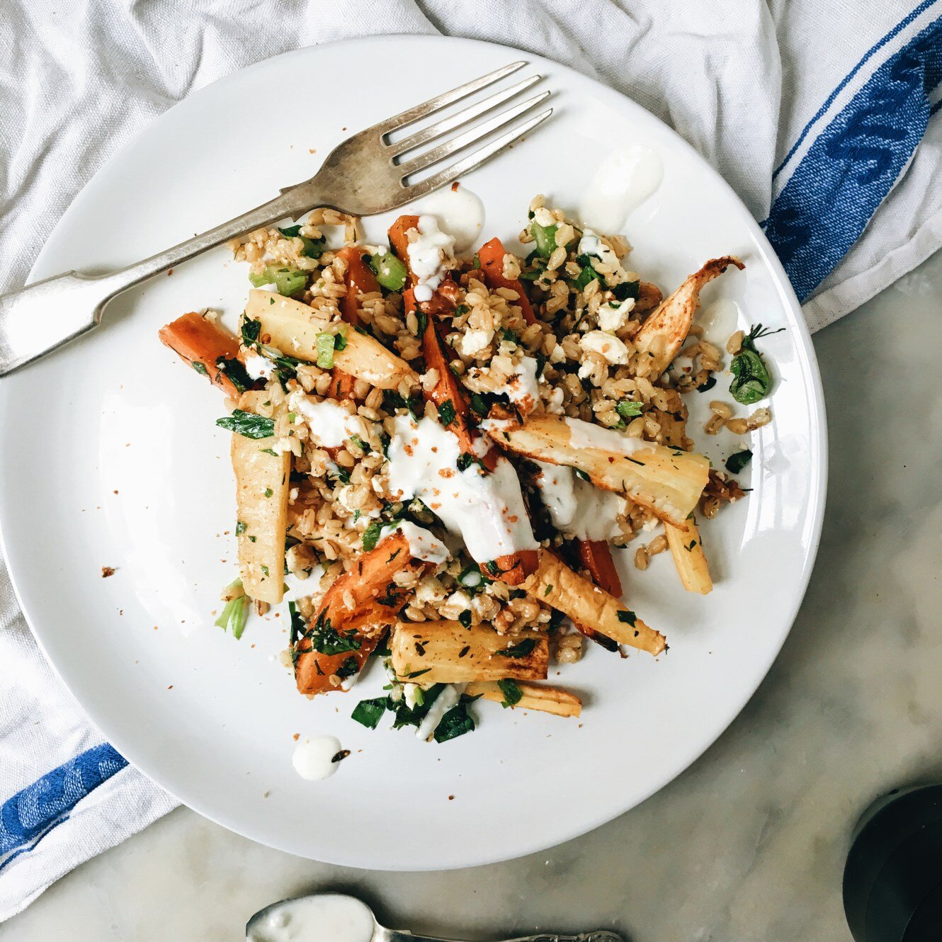 Middle Eastern Spiced Carrot and Parsnip Salad