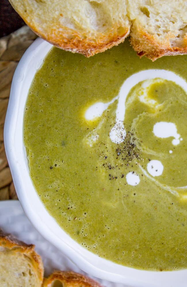 30 Minute Pea Soup (From A Bag of Frozen Peas)