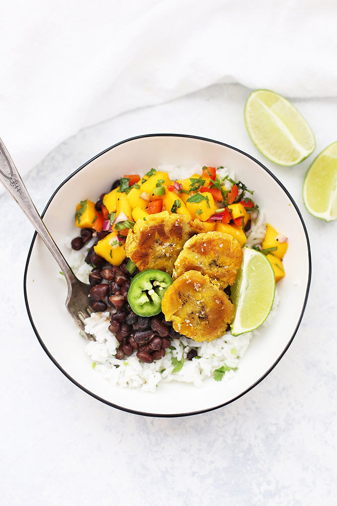 Vegan Plantain Burrito Bowl