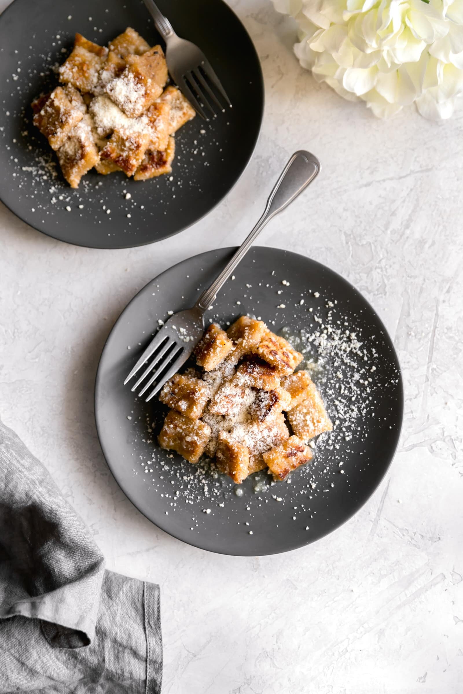 Sweet Plantain Gnocchi with Garlic Brown Butter