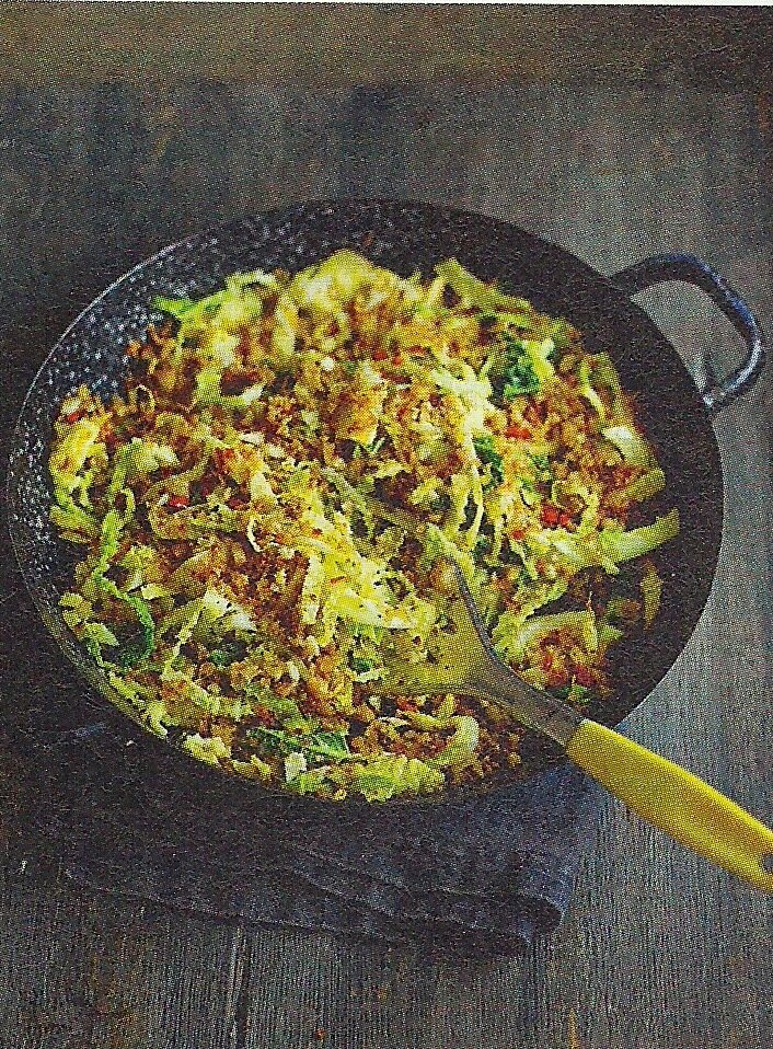 Sautéed Savoy Cabbage