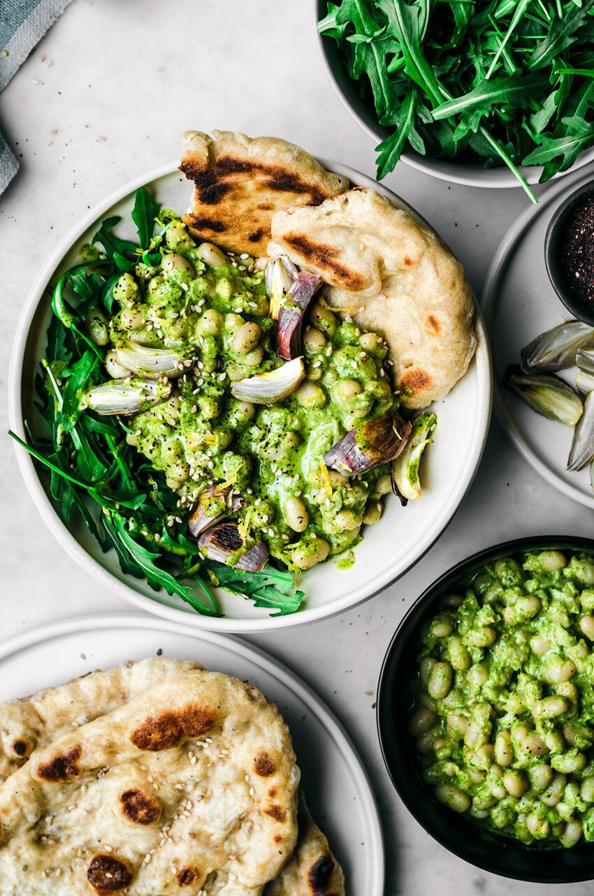 White Bean Salad with Herb Dressing