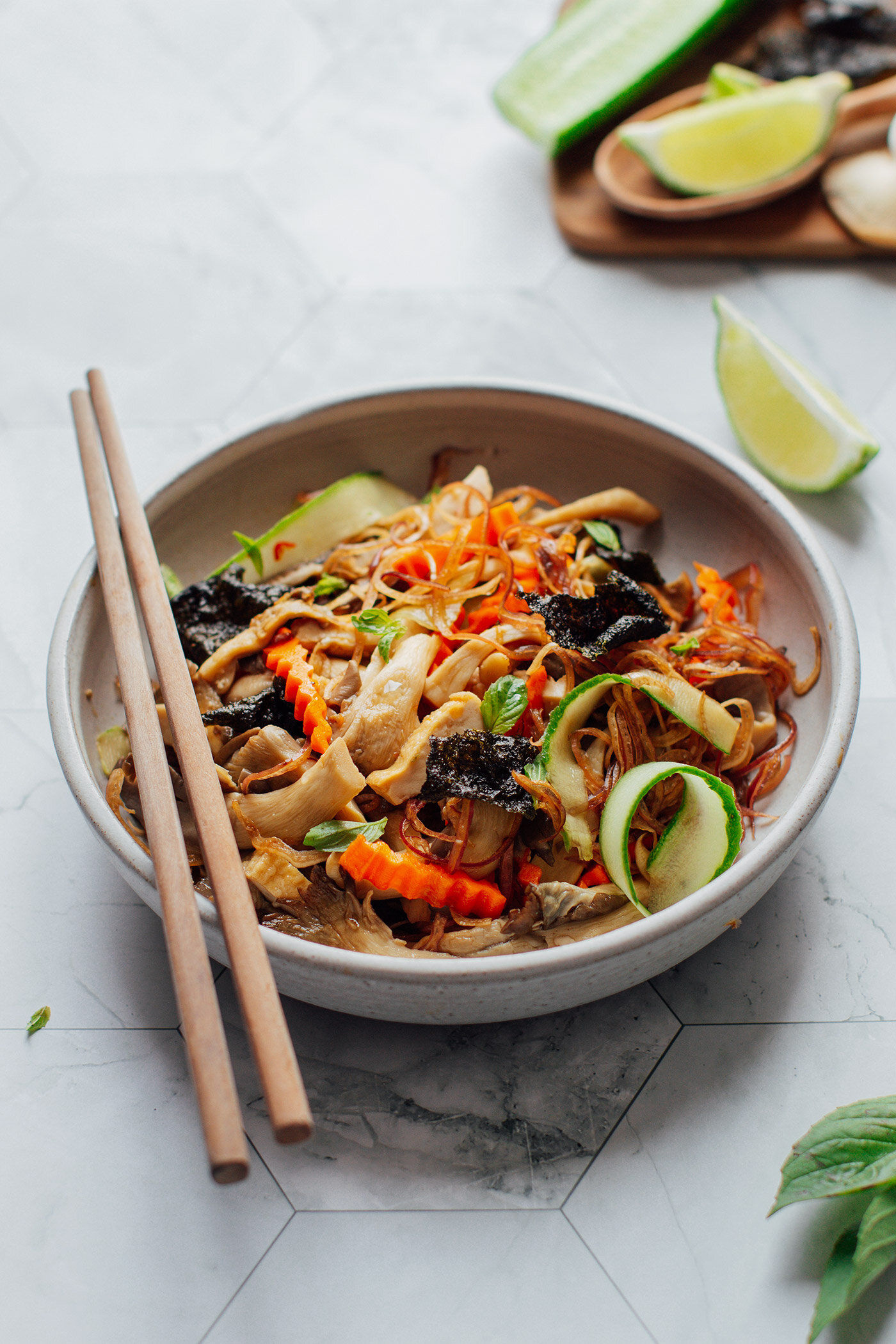 Seaweed, Mushroom &amp; Tofu Salad