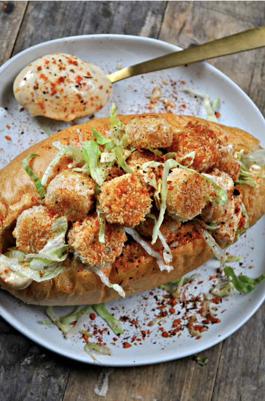 Vegan Heart of Palm Po' Boys