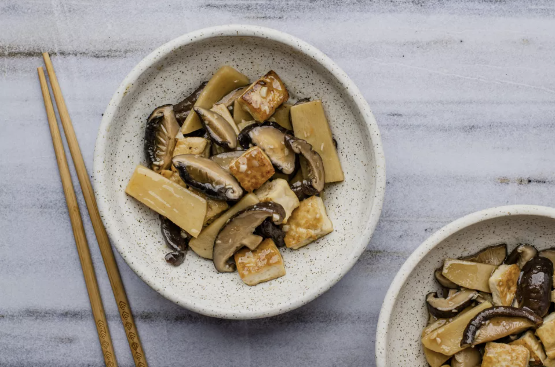 Stir Fried Mushrooms and Bamboo Shoots