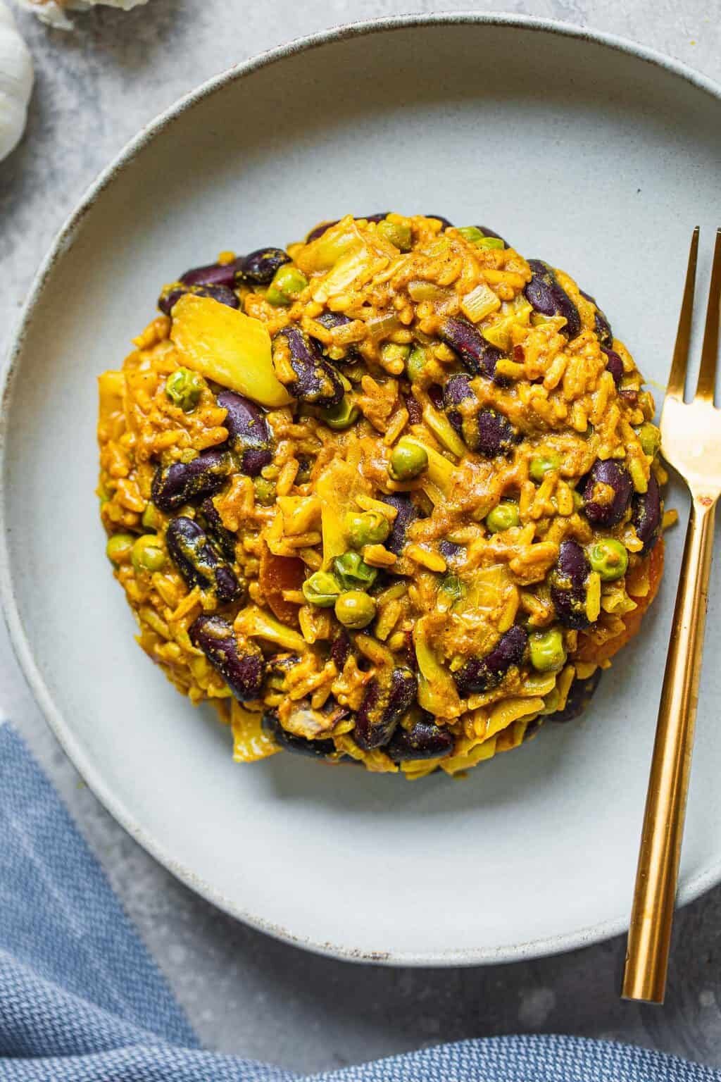 Curried Vegan Red Beans And Rice