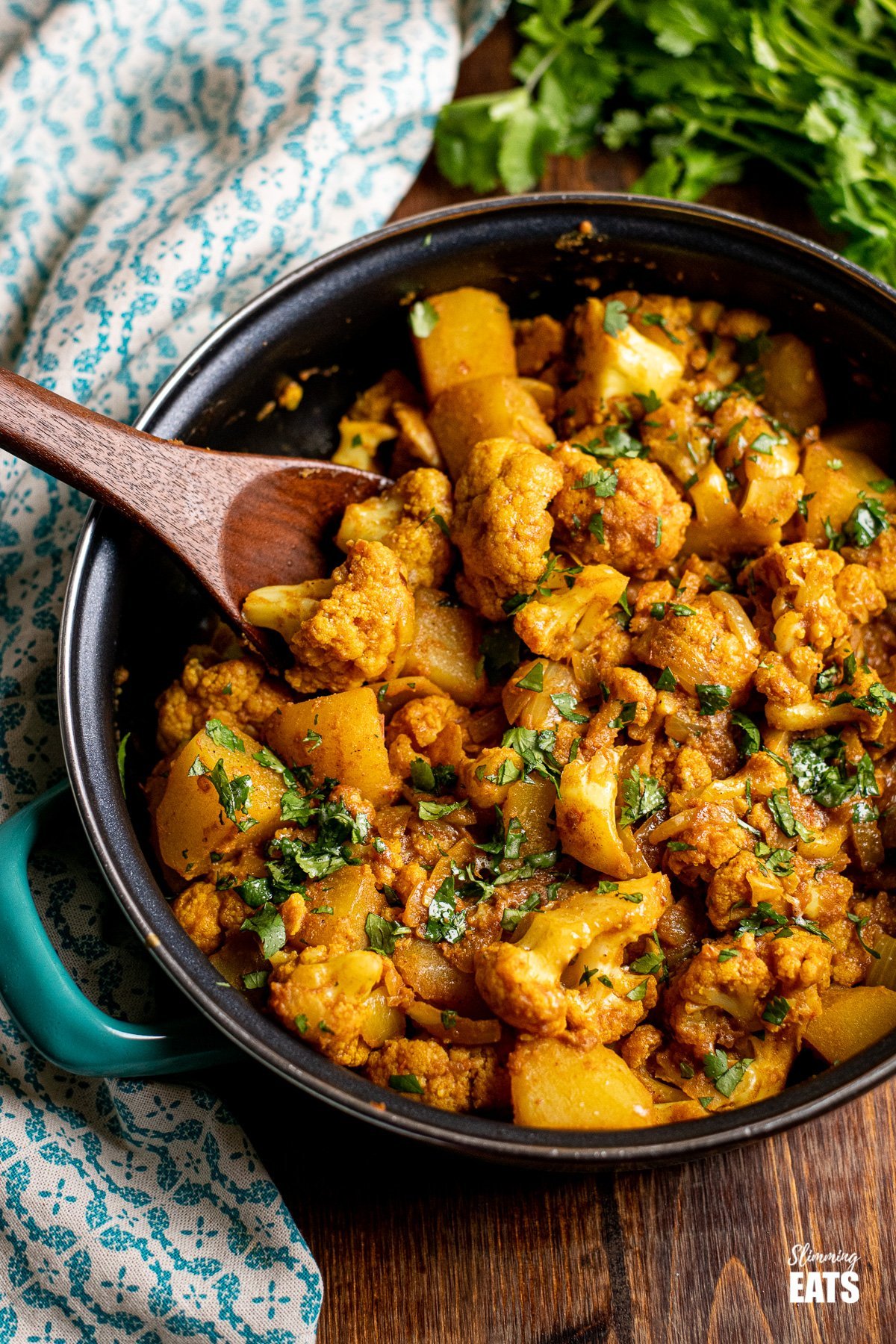 Aloo Gobi - Indian Spiced Potatoes &amp; Cauliflower