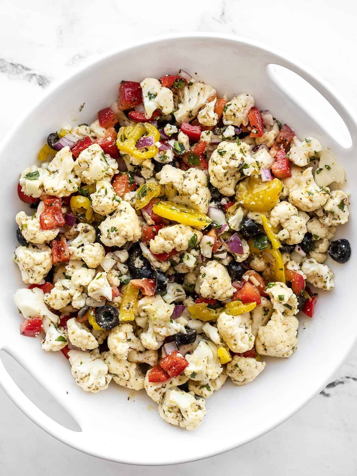 Marinated Cauliflower Salad 